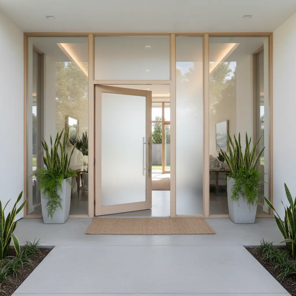 Clean welcoming entrance