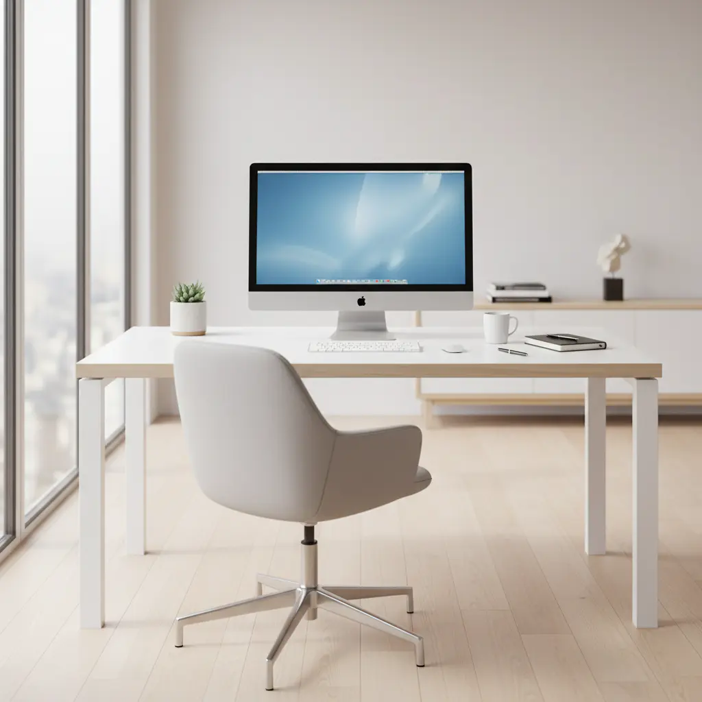 Clean modern office space